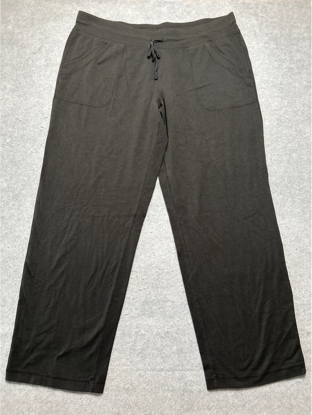 Athletic Works Black Drawstring Lounge Pants XL